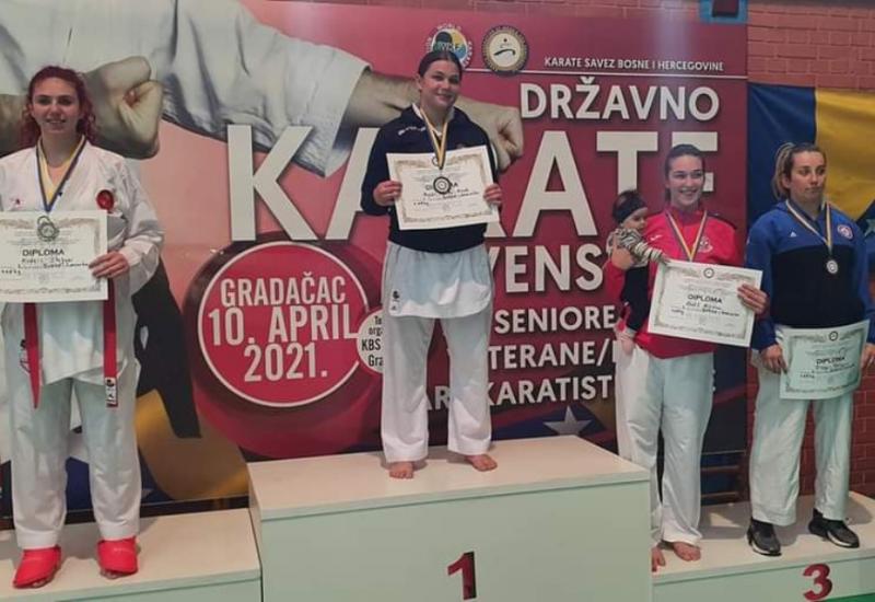 Državno karate prvenstvo u Gradačcu - Četiri medalje za mostarske studentice